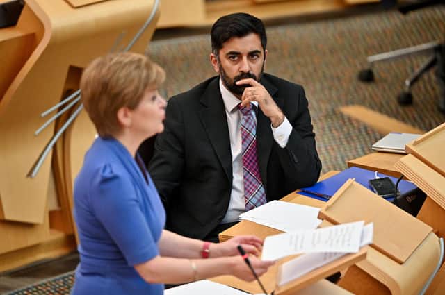 Health Secretary Humza Yousaf must succeed in dramatically increasing early diagnosis of cancer where Nicola Sturgeon failed (Picture: Jeff J Mitchell-Pool/Getty Images)
