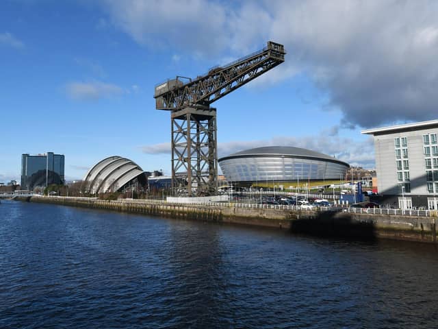 The United Nations COP26 climate summit is being held at the Scottish events campus in Glasgow, with around 30,000 people expected to come to the city for the event in November. Picture: John Devlin