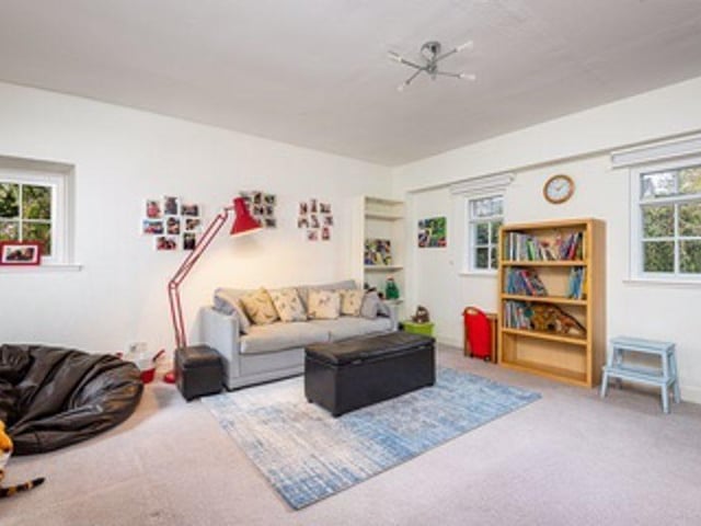Ground floor bedroom with private entrance.