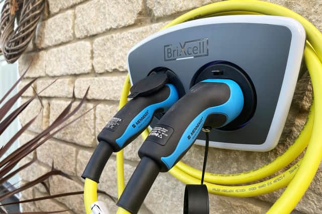 The charge point can be easily installed during the construction phase of any new build, with the entire EV charging point infrastructure contained within a brick-sized construction pack.