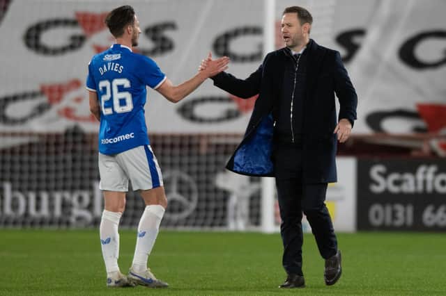 Rangers manager Michael Beale has hailed the contribution of Ben Davies.