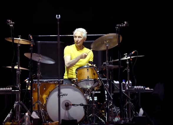 Charlie Watts plays a Rolling Stones gig in Indio, California.  (Picture: Kevin Winter/Getty Images)