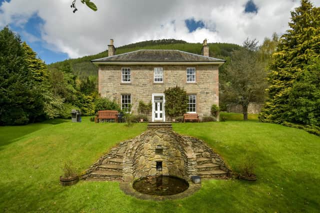 The five-bedroom detached house was bought by school friends turned business partners Martin Gilbert and John Sievwright ten years ago, when the duo were searching for a suitable base to enjoy their fly fishing hobby.