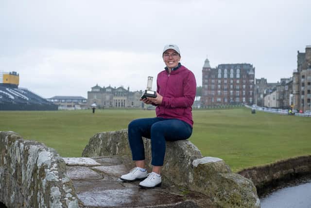 Jen Saxton 2022 St Rule Trophy