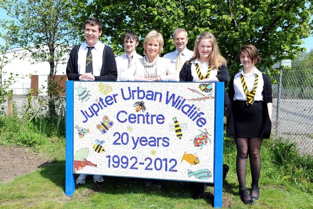 Twenty years after her father planted a tree at the opening of Jupiter Wildlife Centre, Sally Magnusson marked the 2012 anniversary with a similar ceremony. Pic: Michael Gillen