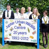 Twenty years after her father planted a tree at the opening of Jupiter Wildlife Centre, Sally Magnusson marked the 2012 anniversary with a similar ceremony. Pic: Michael Gillen