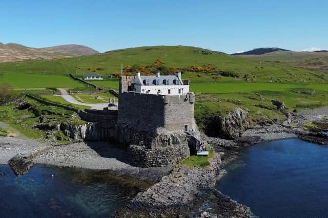 Mingary Castle, Kilchoan, Lochaber. The 13th-century castle was restored to its former glory in 2016 and in 2021 it reopened as a modern restaurant with rooms. Pic: Contributed
