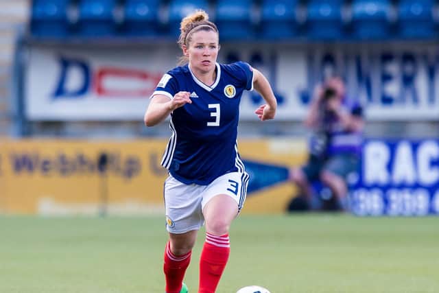 Emma Mitchelle returns to the Scotland squad just 10 months after giving birth. Cr: SNS Group Ross Parker