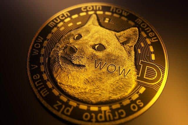 Paying tribute to the shiba inu ‘doge’ meme, Dogecoin was created in 2013 as a satirical take on the booming popularity around more traditional coins like Bitcoin and their cult following. (Image: Shutterstock)