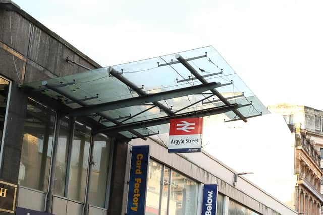 The incident happened at Argyle Street station