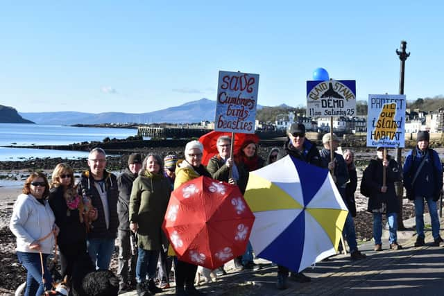 Cumbrae islanders fear the proposed 19MW green scheme could damage the environment and threaten tourism - a mainstay of the 'fragile' local economy