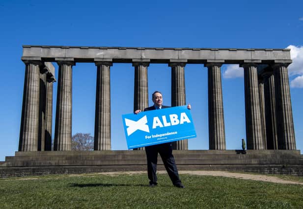 Scotland faces the nightmarish prospect of an SNP government propped up by Alex Salmond’s flag-waving ultra-nationalists, above, or Patrick Harvie’s Green nationalists, says Douglas Ross (Picture: Lisa Ferguson)
