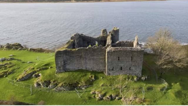 Castle Sween is the oldest stone castle on the Scottish mainland and was built around 1100. PIC: HES.