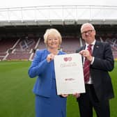 Hearts chairwoman Ann Budge handed ownership of the club to FoH chairman Stuart Wallace.