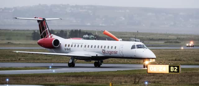 Loganair provides the main air links to the Highlands and Islands.