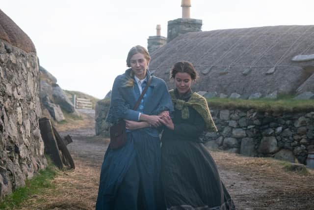 Hermione Corfield and Ali Whitney play sisters Kirsty and Annie in The Road Dance, set in the Outer Hebrides.