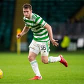 Anthony Ralston in action for Celtic. (Photo by Ross MacDonald / SNS Group)