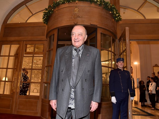Mohamed Al Fayed is an Egyptian-born businessman whose residence and chief business interests have been in the United Kingdom since the late 1960s. Fayed's business interests include ownership of Hôtel Ritz Paris and formerly Harrods department store and Fulham F.C., earning him and his family a net worth of £1.699 billion, down by £1 million from last year.