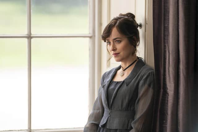Dakota Johnson as Anne Elliot in Persuasion. Picture: Nick Wall/Netflix