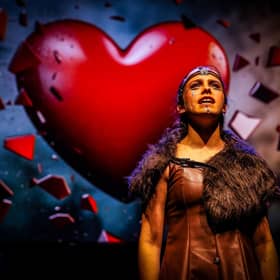 Stagecoach Edinburgh student on stage at The Shaftesbury Theatre