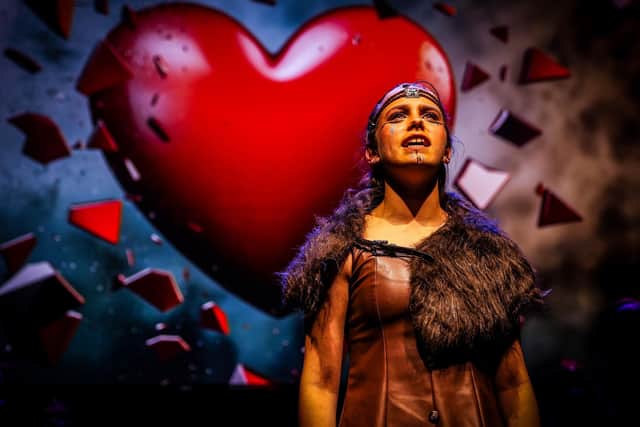 Stagecoach Edinburgh student on stage at The Shaftesbury Theatre