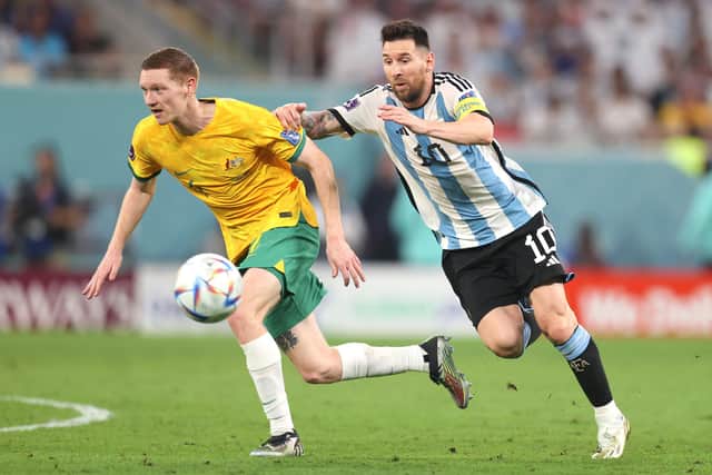 Rowles came up against Leo Messi and Co during last year's World Cup.