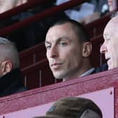 Aberdeen captain Scott Brown watches on during the draw with Motherwell.