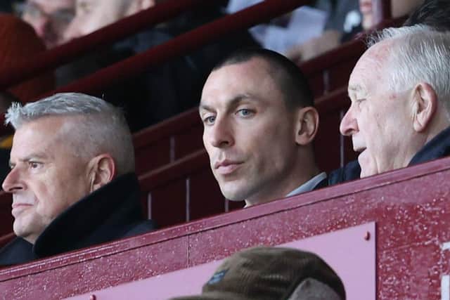 Aberdeen captain Scott Brown watches on during the draw with Motherwell.