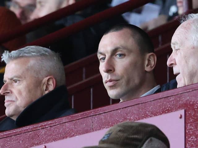 Aberdeen captain Scott Brown watches on during the draw with Motherwell.