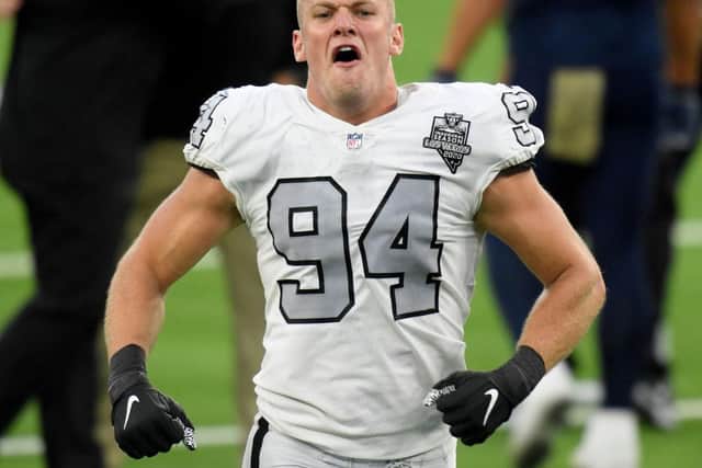 Carl Nassib became the league's first active openly gay player (Getty Images)