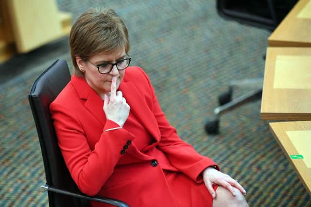 Almost half of Scots think Nicola Sturgeon should resign if she is found to have misled the Scottish Parliament and broken the ministerial code, a new poll has revealed. (Photo by Andy Buchanan - Pool/Getty Images)