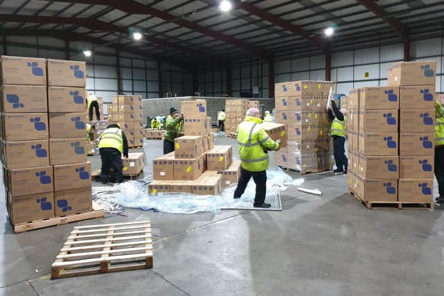 The cargo included 10million facemasks and other essential NHS supplies. PIC: Contributed.