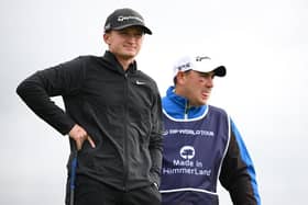 Sandy Scott was the first of the two Scots to ace the 16th hole in the final round of the Made in Himmerland at Himmerland Golf & Spa Resort in Denmark. Picture: Octavio Passos/Getty Images.