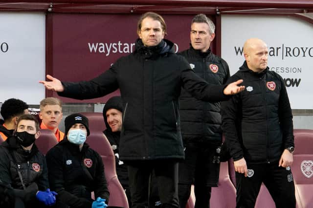 Hearts manager Robbie Neilson. (Photo by Ross Parker / SNS Group)