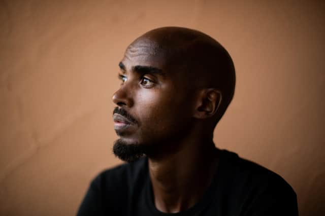Mo Farah revealed he was brought to the UK illegally as a child and that his real name was Hussein Abdi Kahin (Picture: Michael Steele/Getty Images)