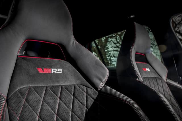 vRS specific details include the sports seats