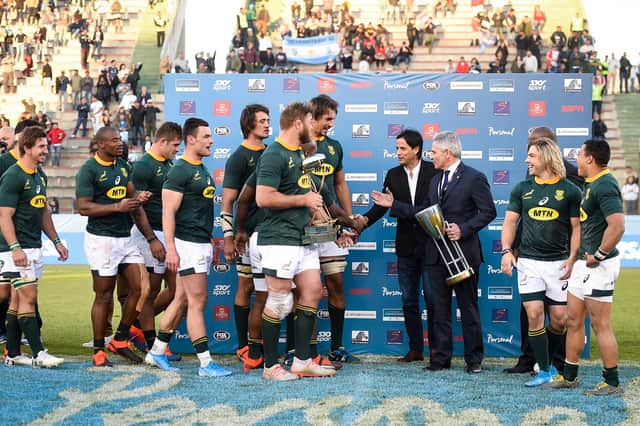 South Africa won the Rugby Championship last year as well as the World Cup. Picture: Marcelo Endelli/Getty Images