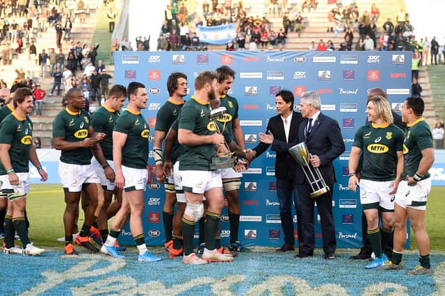 South Africa won the Rugby Championship last year as well as the World Cup. Picture: Marcelo Endelli/Getty Images