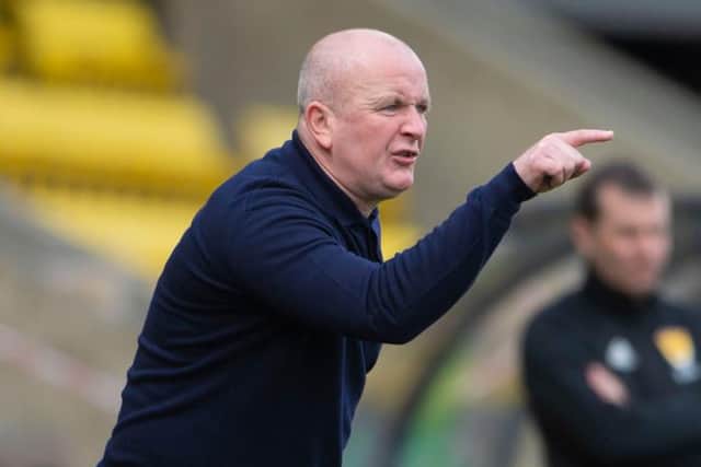 David Martindale, whose Livingston side reached the League Cup Final and secured a top six Premiership finish, is shortlisted for the SFWA Manager of the Year award. (Photo by Paul Devlin / SNS Group)
