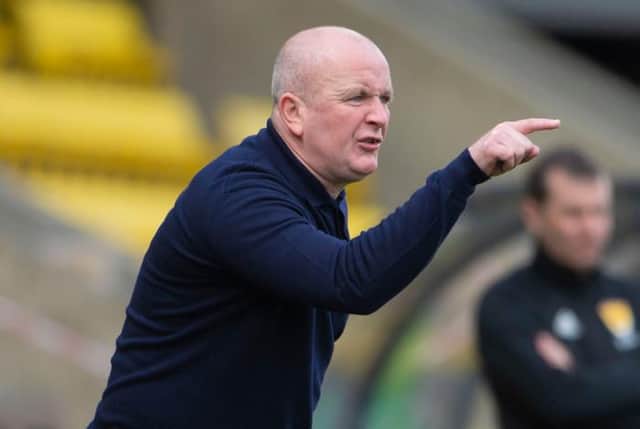 David Martindale, whose Livingston side reached the League Cup Final and secured a top six Premiership finish, is shortlisted for the SFWA Manager of the Year award. (Photo by Paul Devlin / SNS Group)