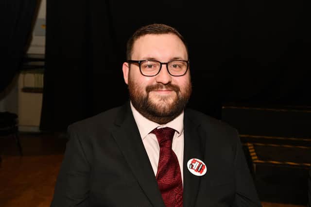 Tom Flanagan, Workers’ Party of Britain candidate for Alloa and Grangemouth. Image: Michael Gillen/National World.