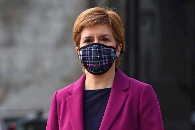Scotland's First Minister Nicola Sturgeon, leader of the Scottish National Party (SNP).