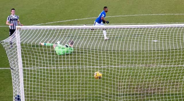 Alfredo Morelos, pictured making it 2-0 for Rangers against St Mirren on Wednesday, is still waiting for his first goal in an Old Firm fixture. (Photo by Alan Harvey / SNS Group)