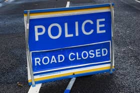The road was closed until around 9pm to allow for an investigation at the scene. Photo: John Devlin
