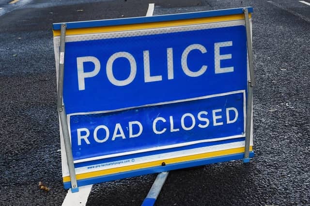 The road was closed until around 9pm to allow for an investigation at the scene. Photo: John Devlin