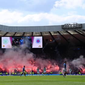 Football authorities and fan groups have expressed growing concern over the use of pyrotechnics. Picture: PA