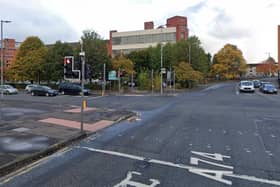 The accident happened on London Road, at its junction with Arcadia Street. Picture: Google