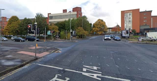 The accident happened on London Road, at its junction with Arcadia Street. Picture: Google