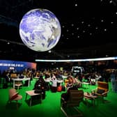 Some of the furniture used for the COP26 climate summit will be re-gifted to Scottish charities - but they may have to wait a while.