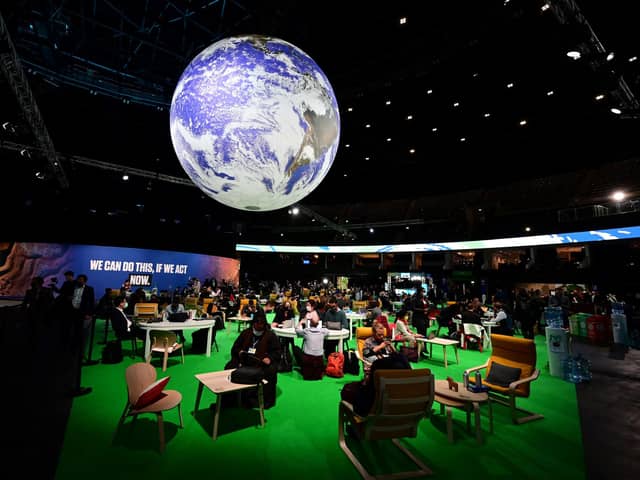 Some of the furniture used for the COP26 climate summit will be re-gifted to Scottish charities - but they may have to wait a while.